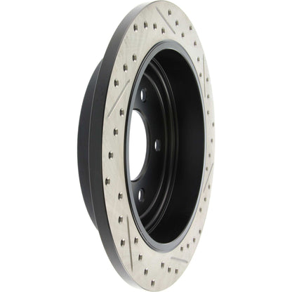 StopTech Sport Drilled/Slotted Brake Rotor; Rear Right