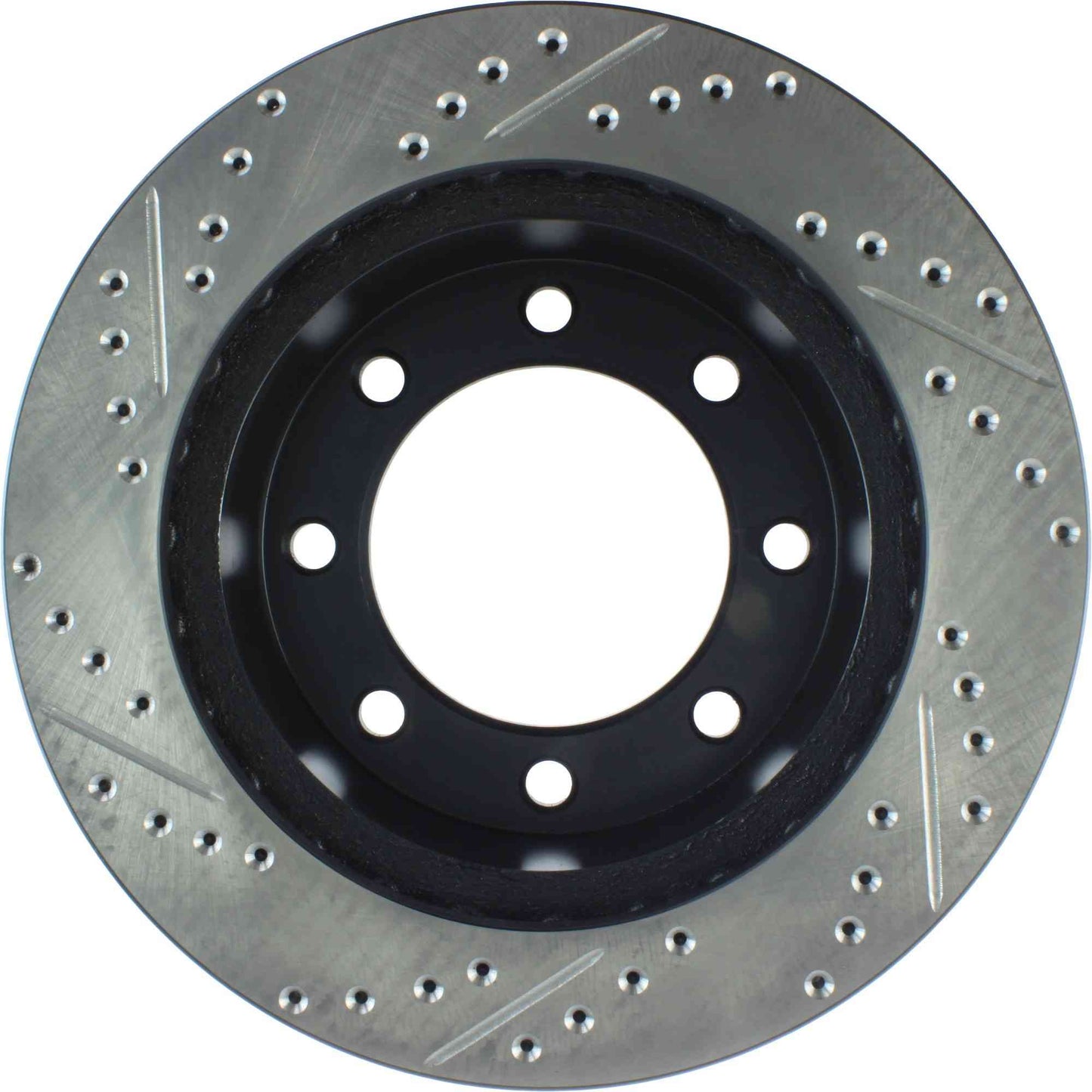 StopTech Sport Drilled/Slotted Brake Rotor; Front Left