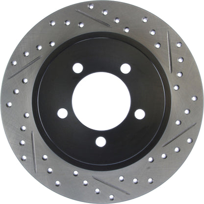 StopTech  Sport Drilled/Slotted Brake Rotor; Rear Left