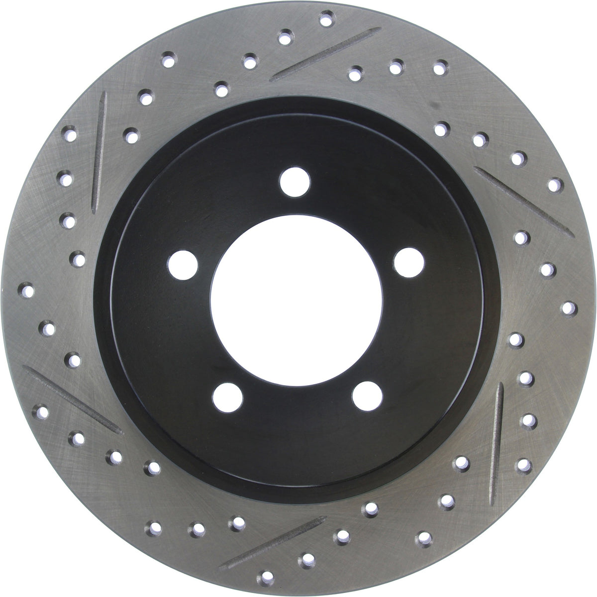 StopTech Sport Drilled/Slotted Brake Rotor; Rear Right