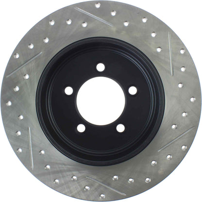 StopTech Sport Cryo Drilled/Slotted Brake Rotor; Rear Right