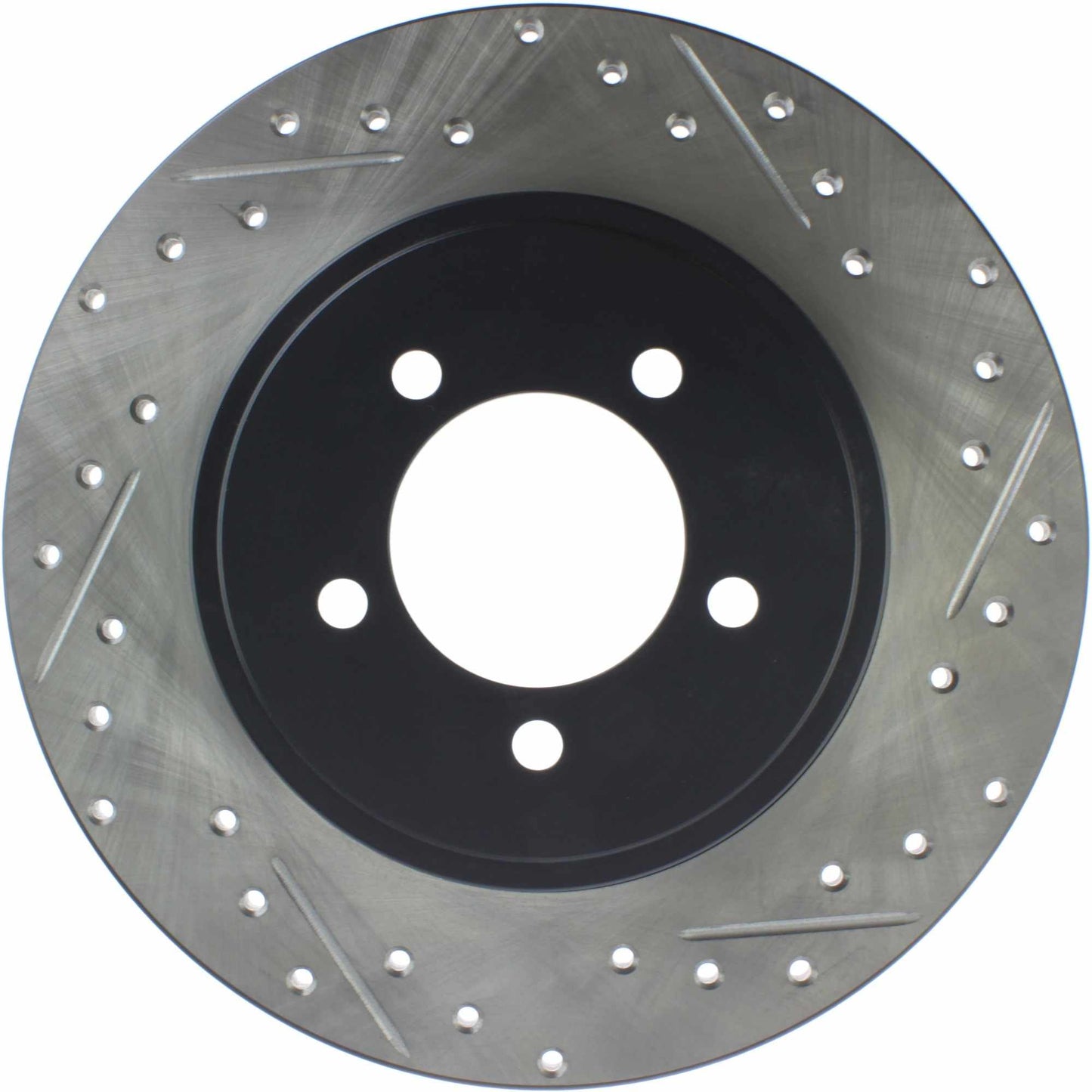 StopTech Sport Drilled/Slotted Brake Rotor; Rear Left