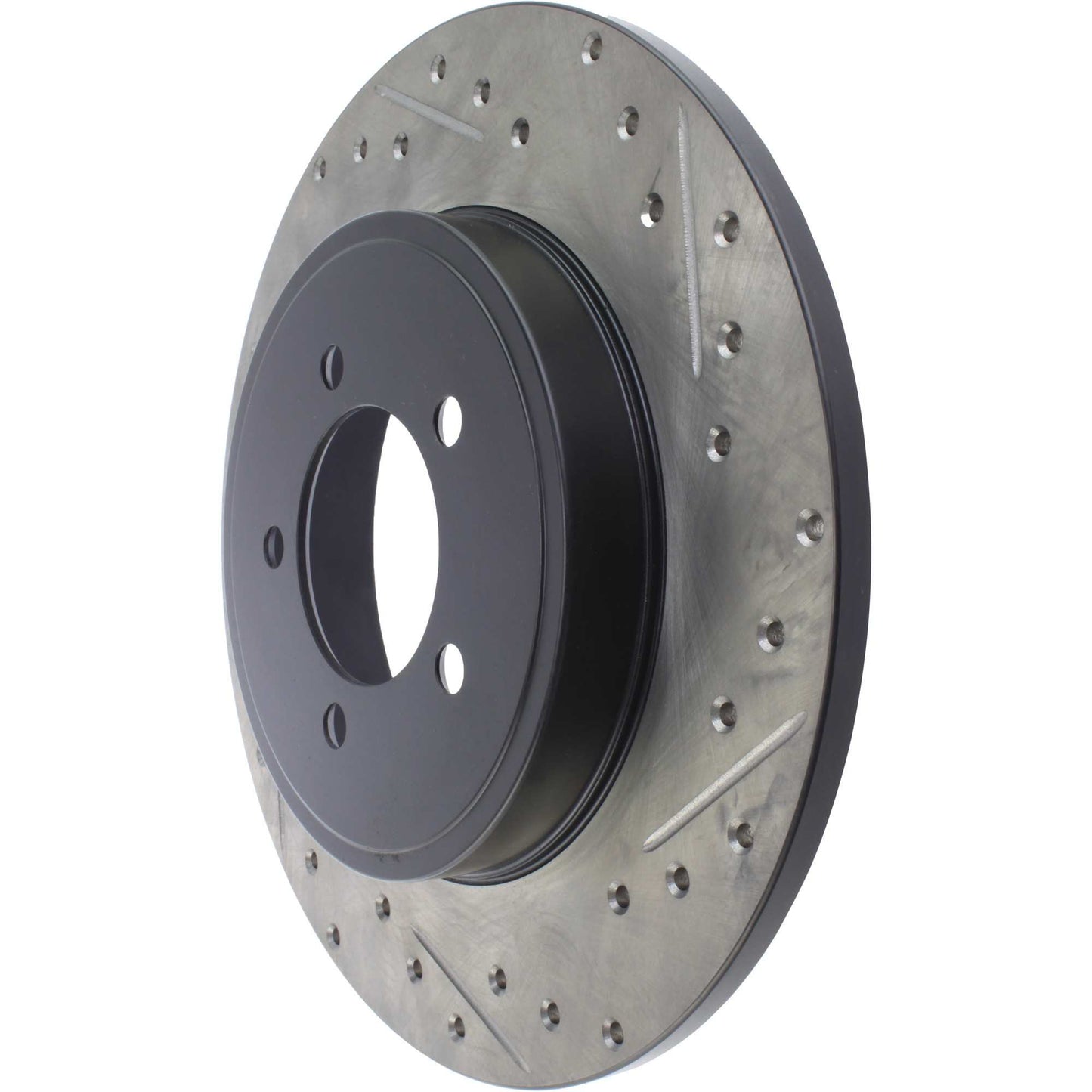 StopTech Sport Drilled/Slotted Brake Rotor; Rear Left