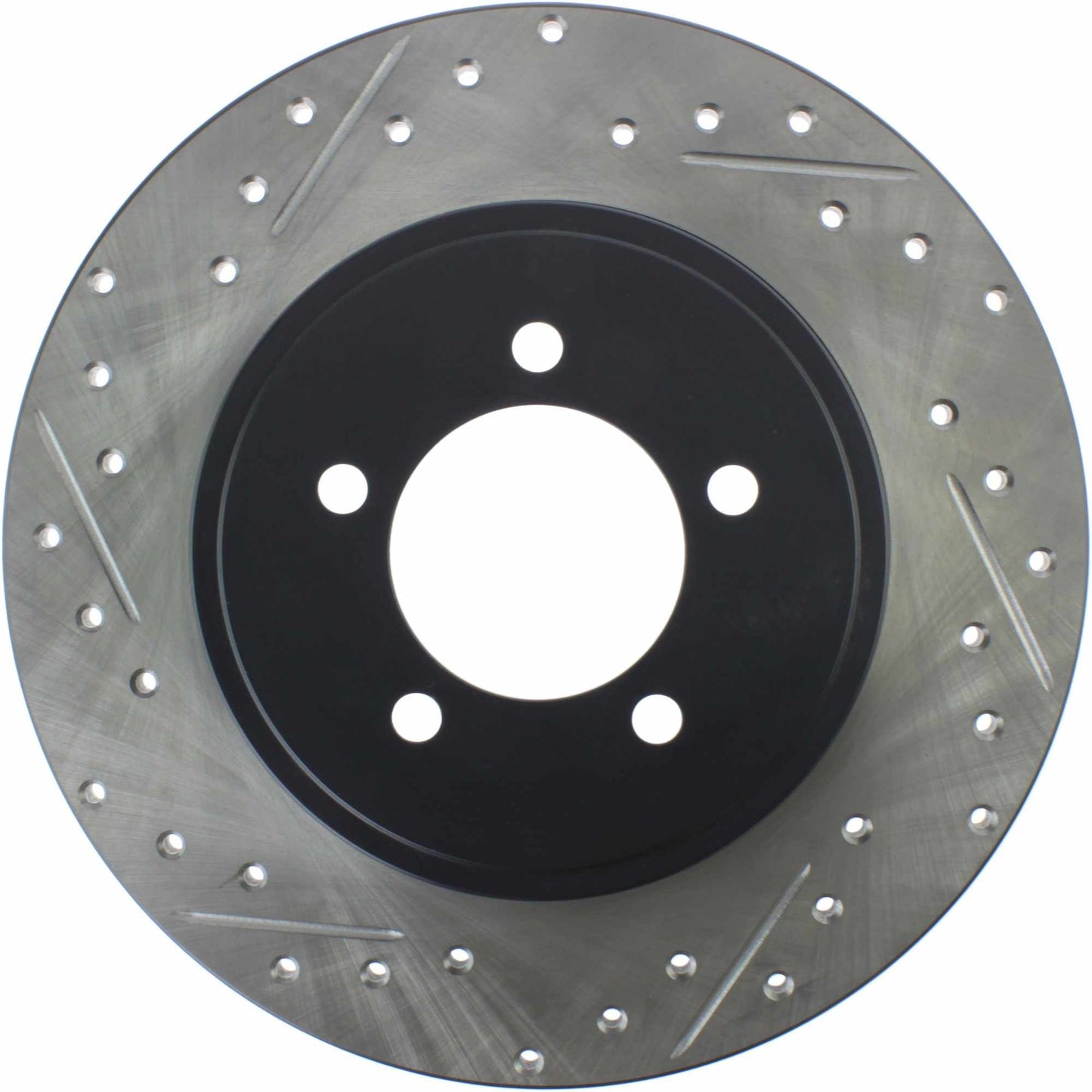 StopTech Sport Drilled/Slotted Brake Rotor; Rear Right