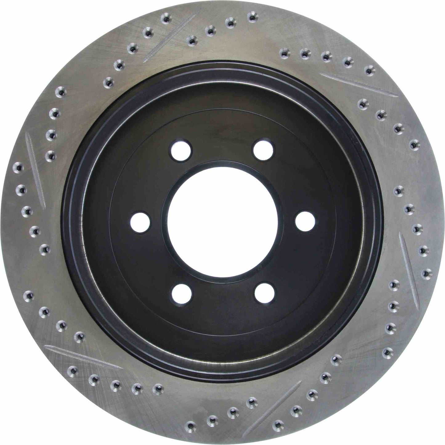 StopTech Sport Drilled/Slotted Brake Rotor; Rear Left