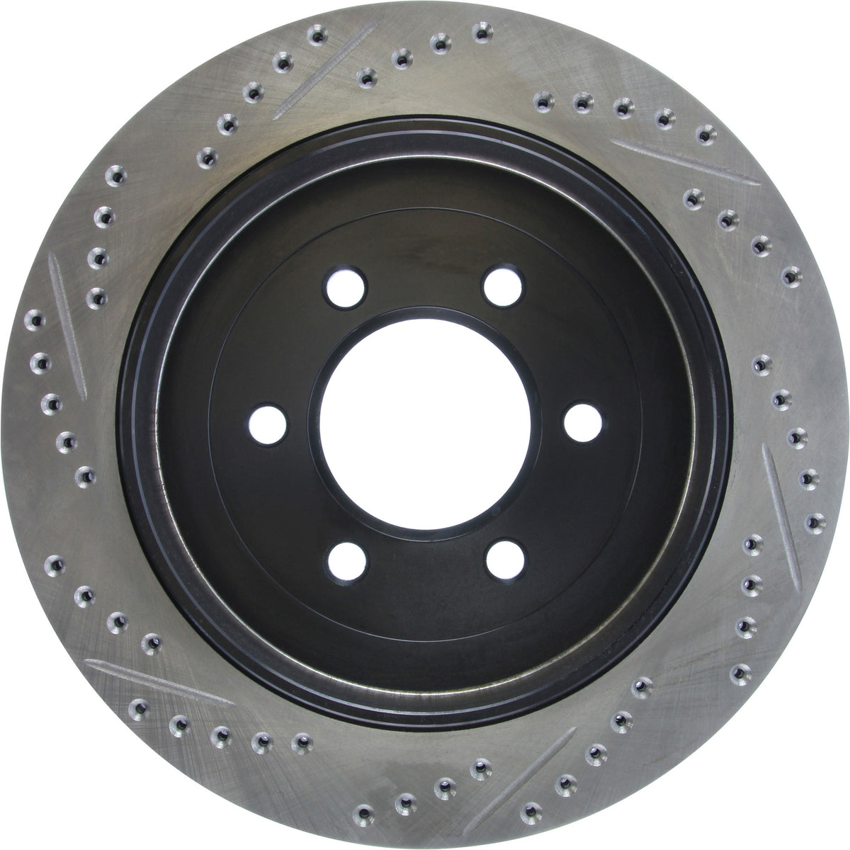 StopTech Sport Drilled/Slotted Brake Rotor; Rear Left