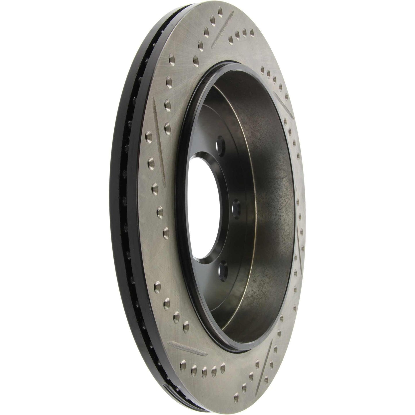 StopTech Sport Drilled/Slotted Brake Rotor; Rear Left