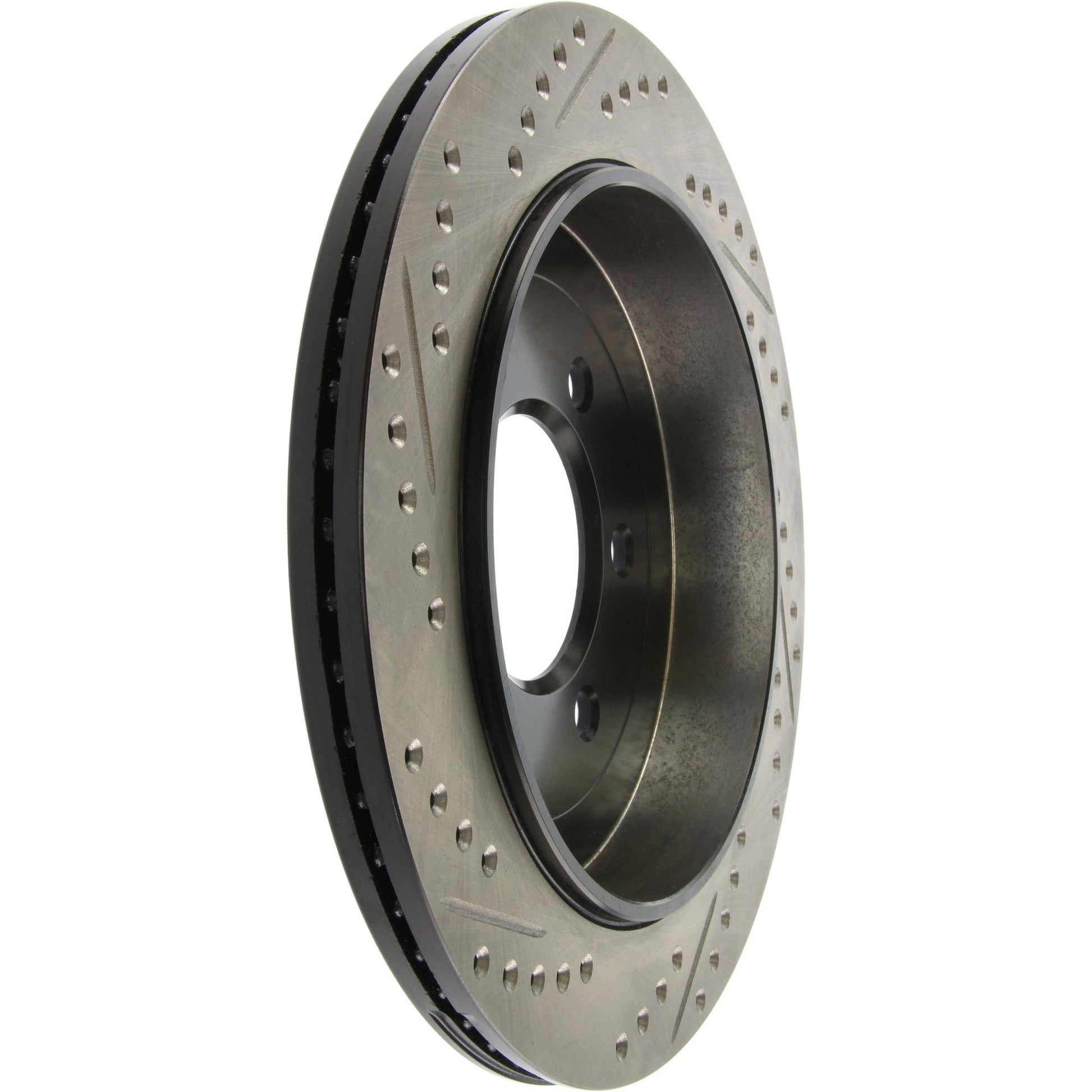 StopTech Sport Drilled/Slotted Brake Rotor; Rear Left