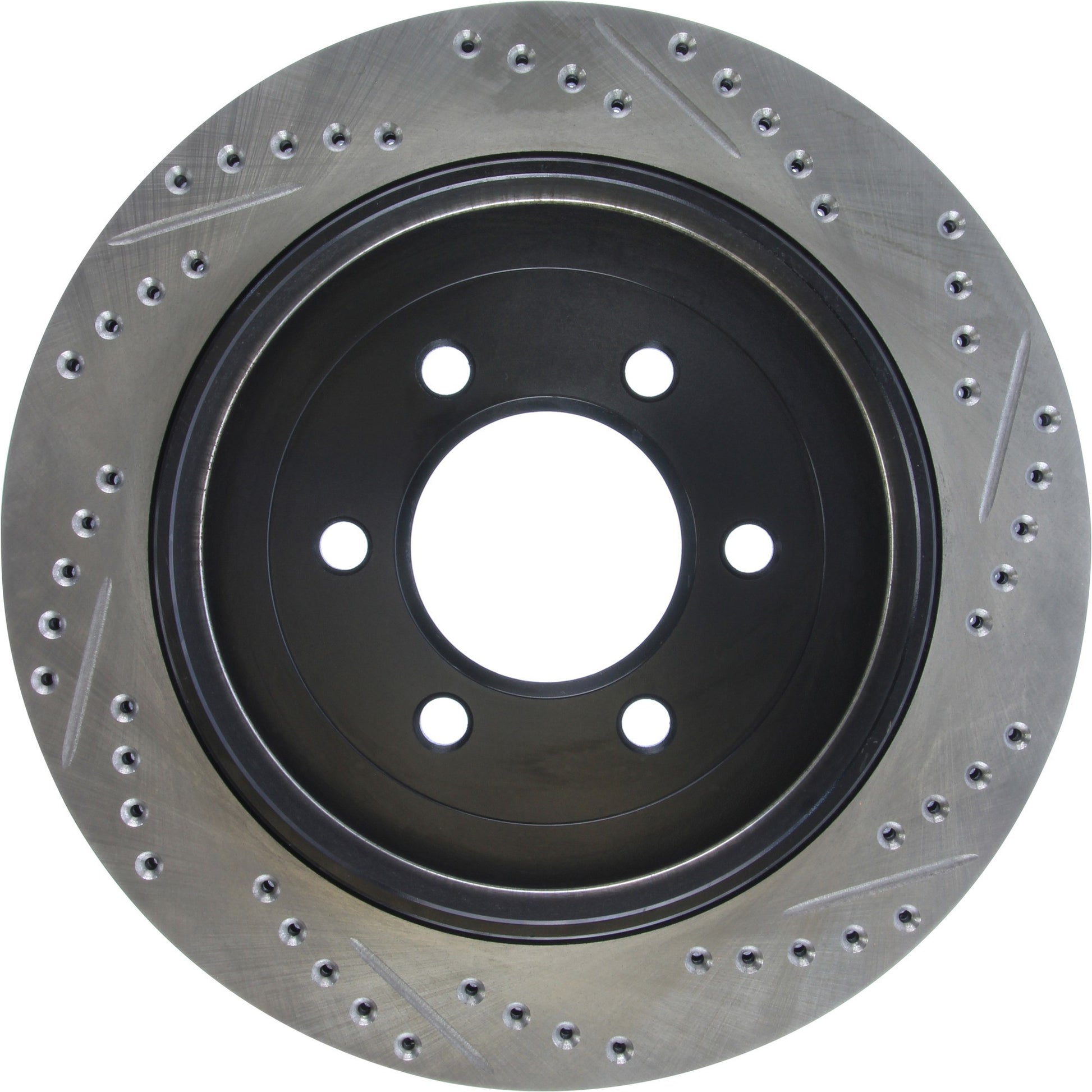 StopTech Sport Drilled/Slotted Brake Rotor; Rear Right
