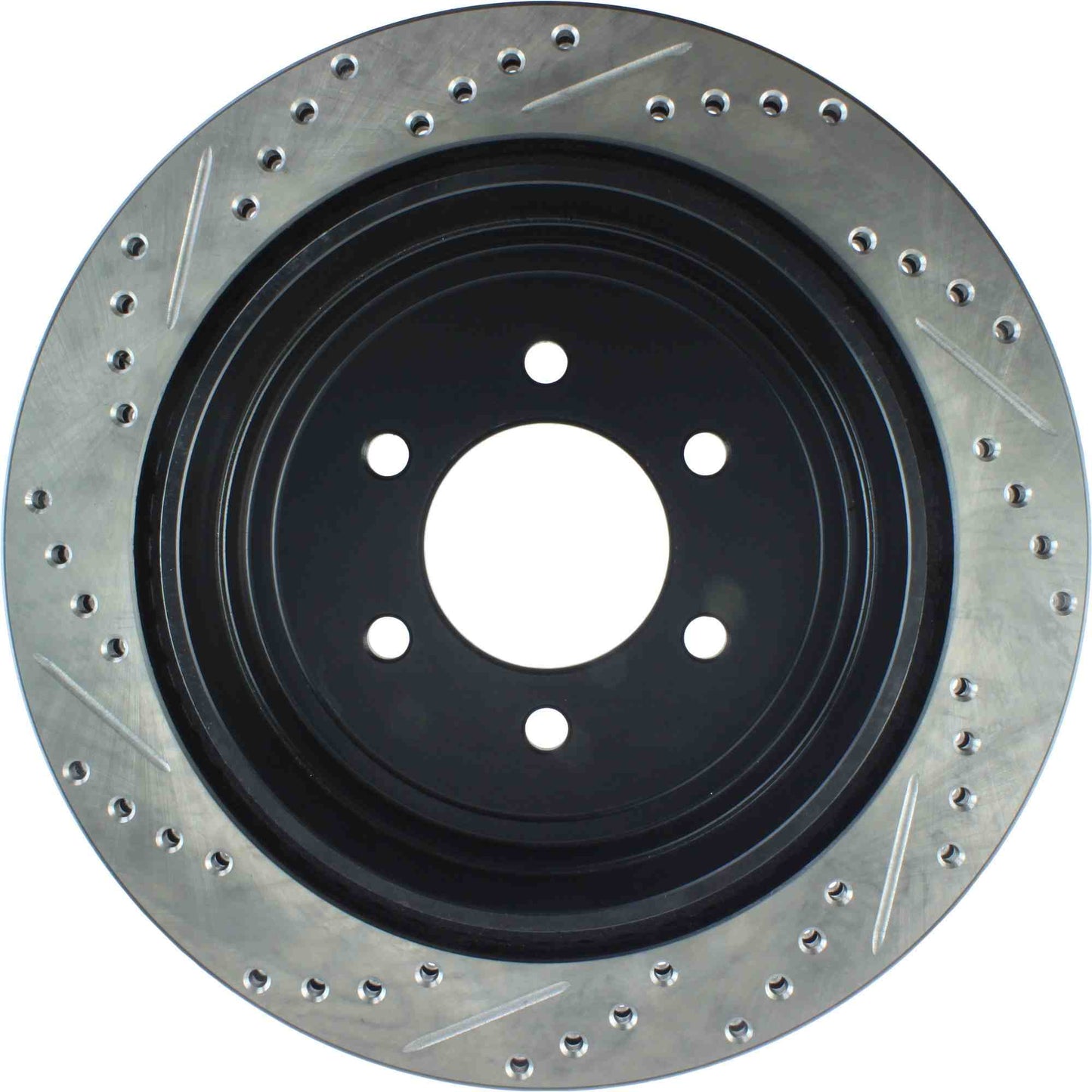 StopTech Sport Drilled/Slotted Brake Rotor; Rear Left