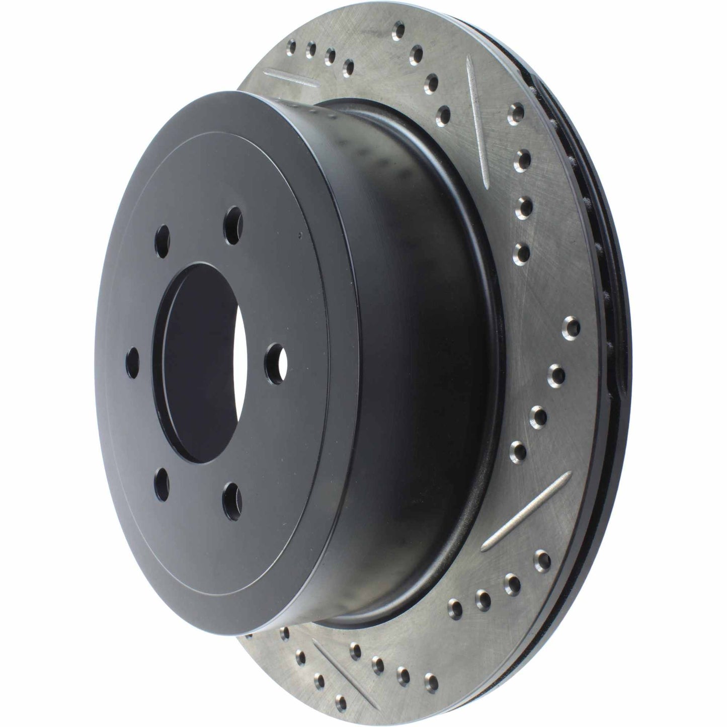 StopTech Sport Drilled/Slotted Brake Rotor; Rear Left
