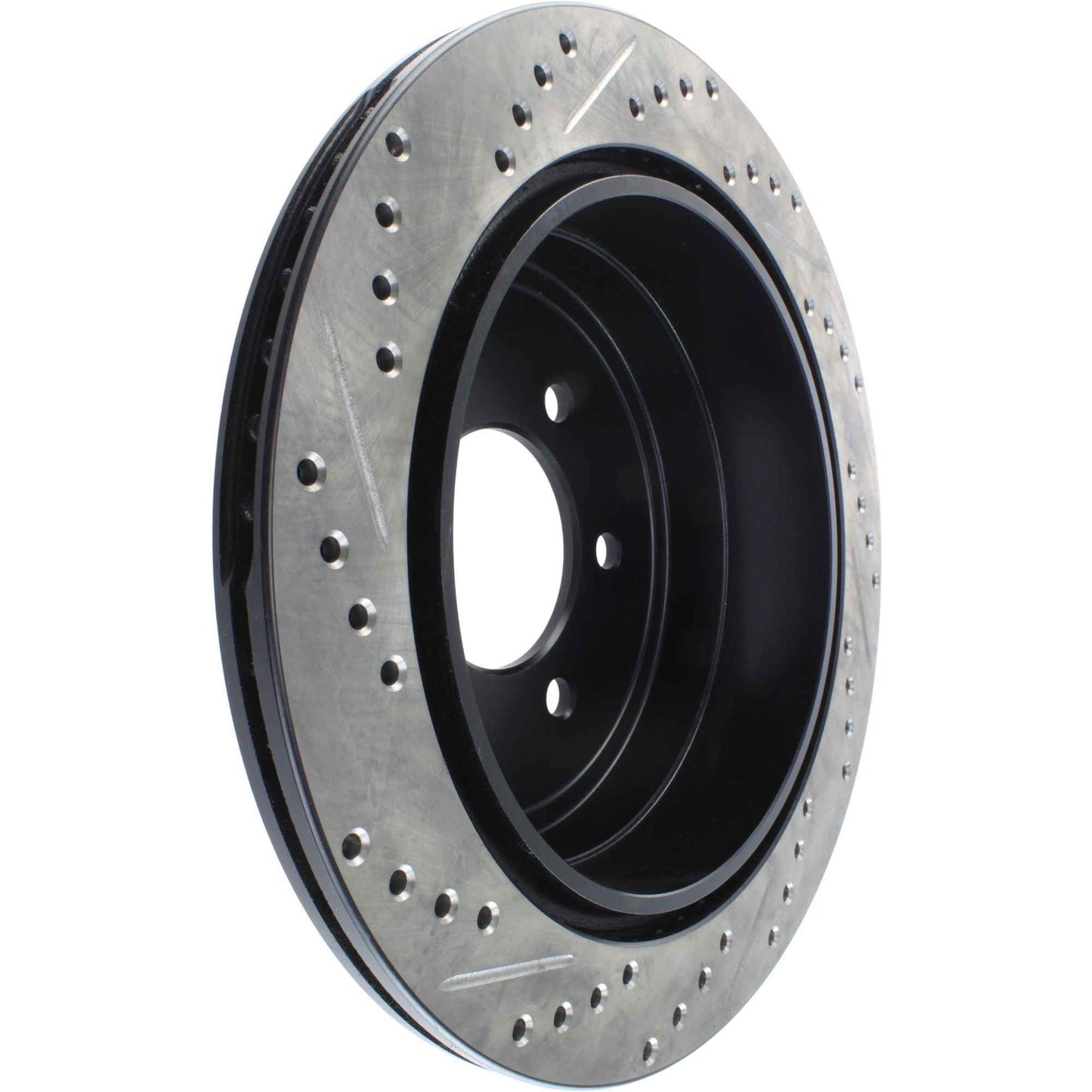 StopTech Sport Drilled/Slotted Brake Rotor; Rear Left