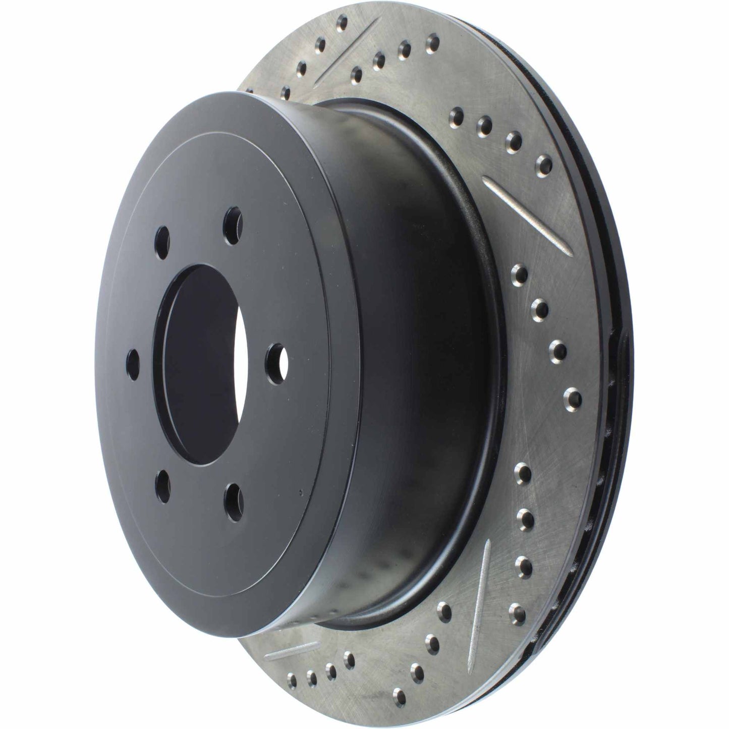 StopTech Sport Drilled/Slotted Brake Rotor; Rear Right