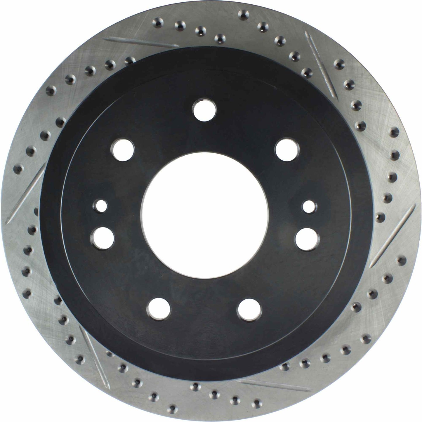 StopTech Sport Drilled/Slotted Brake Rotor; Rear Left