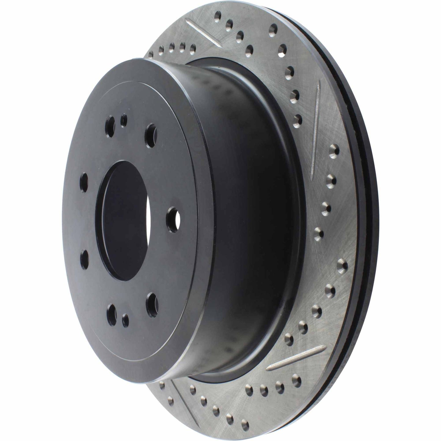 StopTech Sport Drilled/Slotted Brake Rotor; Rear Left