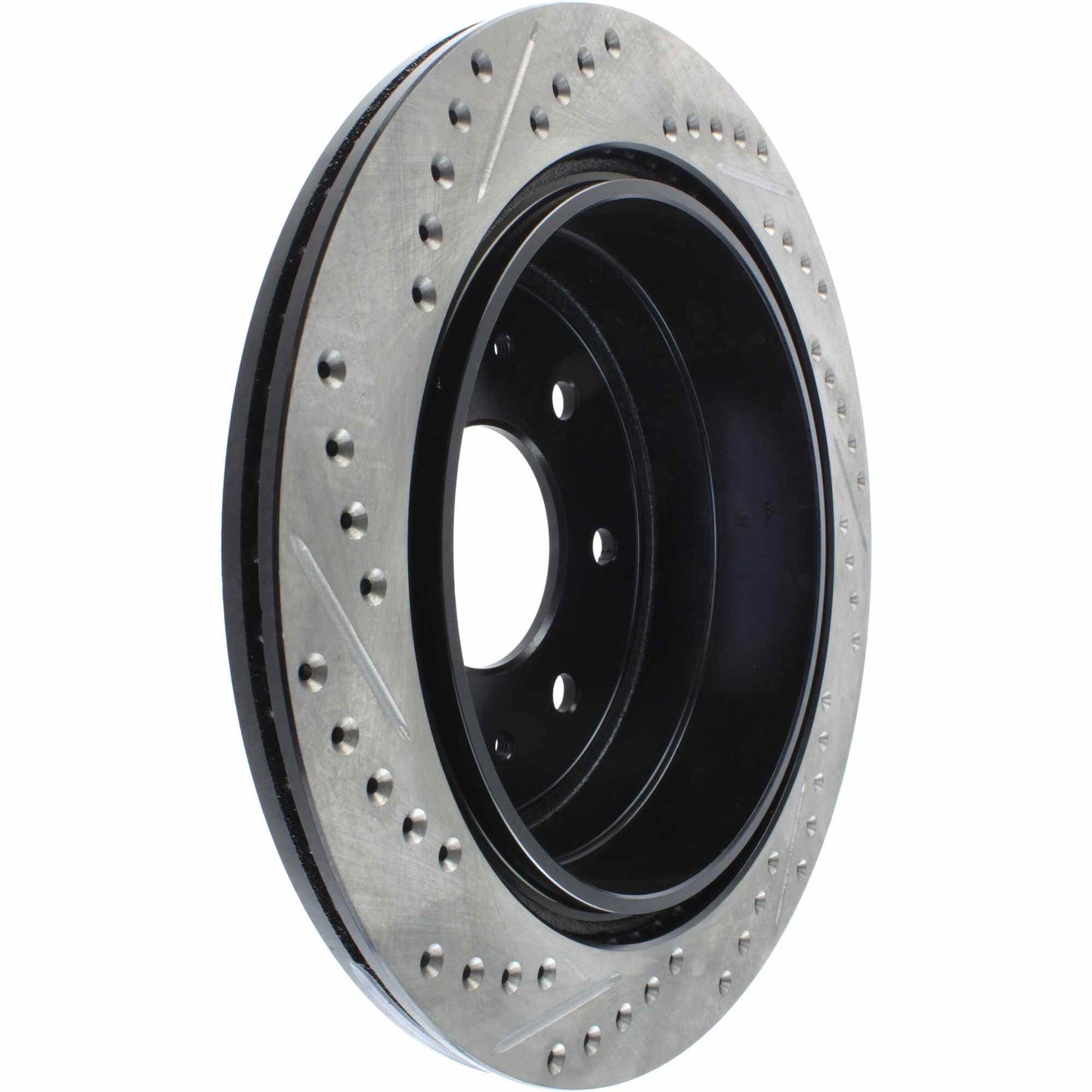 StopTech Sport Drilled/Slotted Brake Rotor; Rear Left