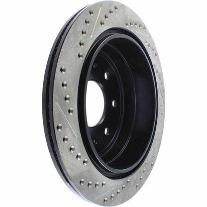 StopTech Sport Drilled/Slotted Brake Rotor; Rear Left