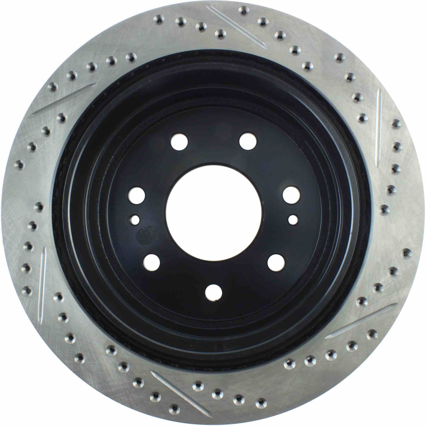 StopTech Sport Drilled/Slotted Brake Rotor; Rear Right