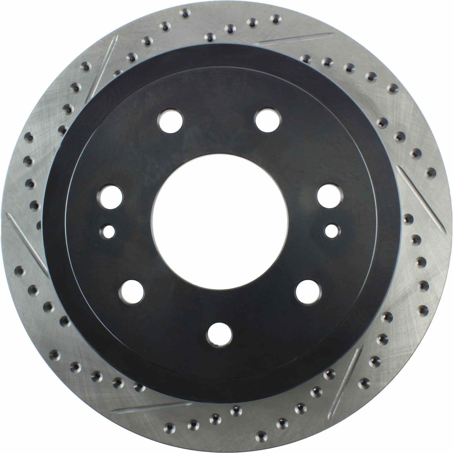 StopTech Sport Drilled/Slotted Brake Rotor; Rear Right