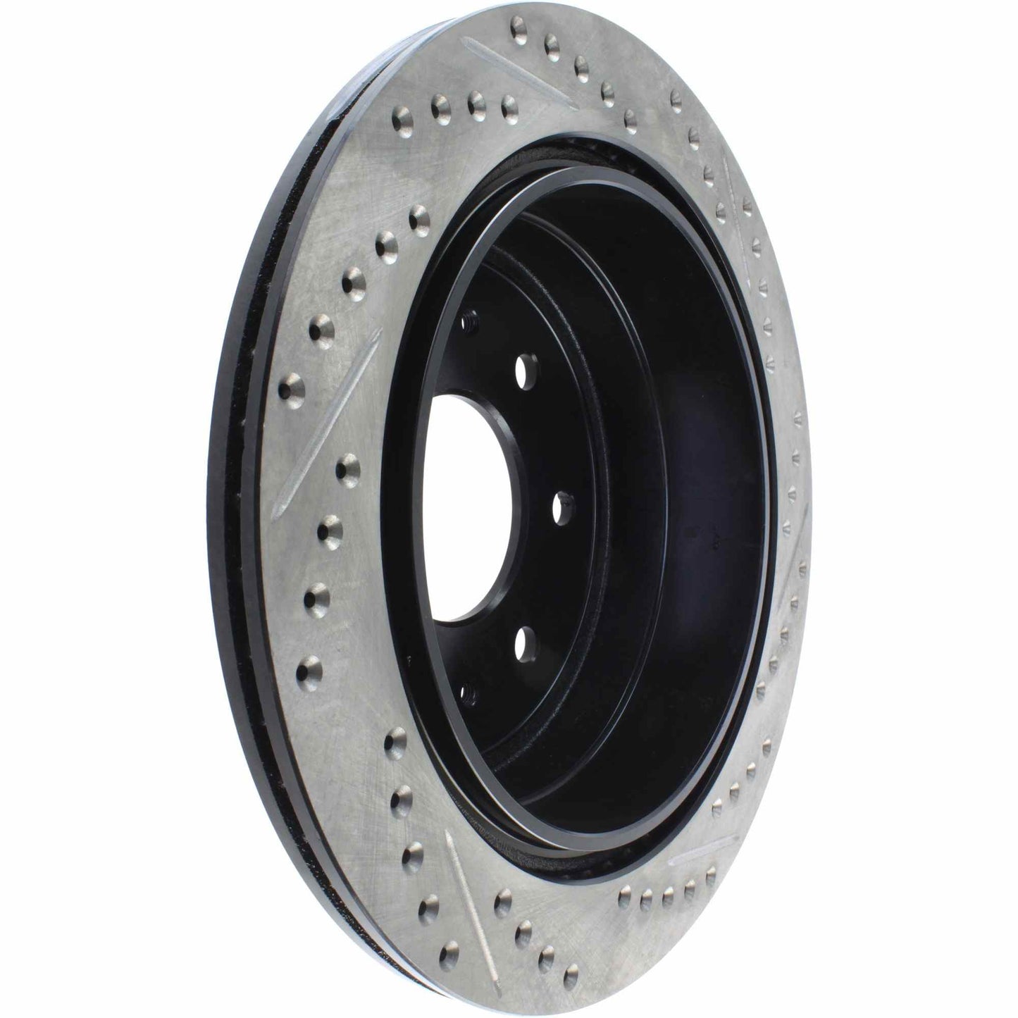 StopTech Sport Drilled/Slotted Brake Rotor; Rear Right