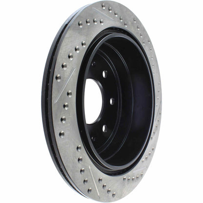 StopTech Sport Drilled/Slotted Brake Rotor; Rear Right