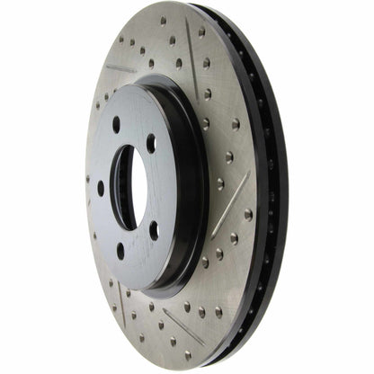 StopTech Sport Drilled & Slotted Brake Rotor Front Left 127.65107L