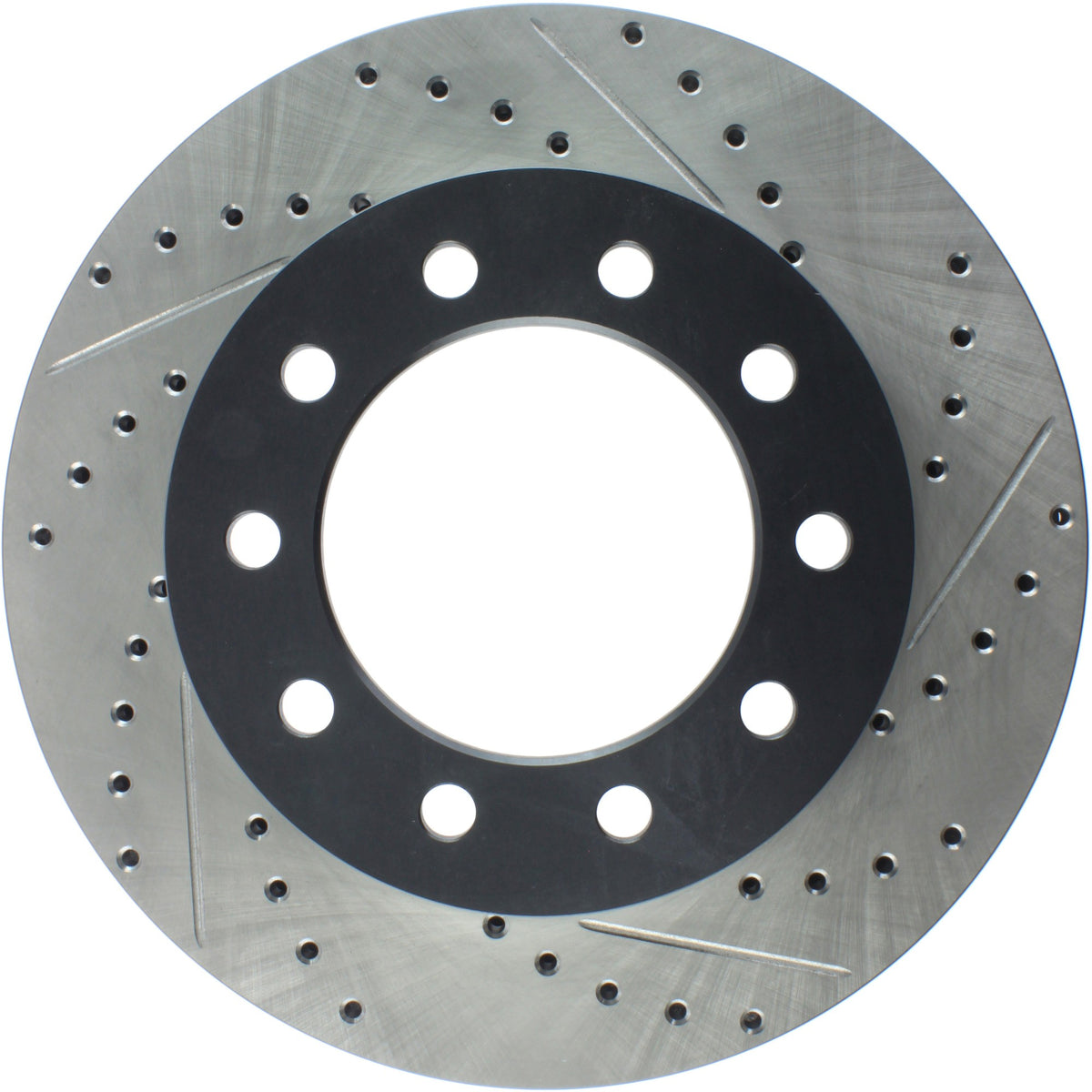 StopTech Sport Drilled/Slotted Brake Rotor; Front Left