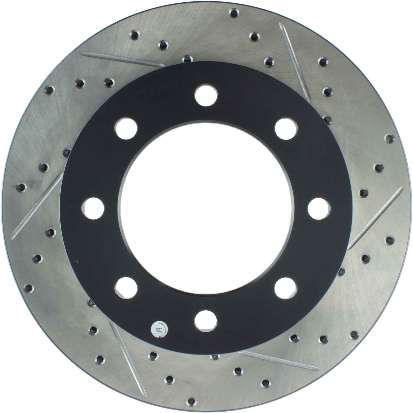 StopTech Sport Drilled/Slotted Brake Rotor; Front Left