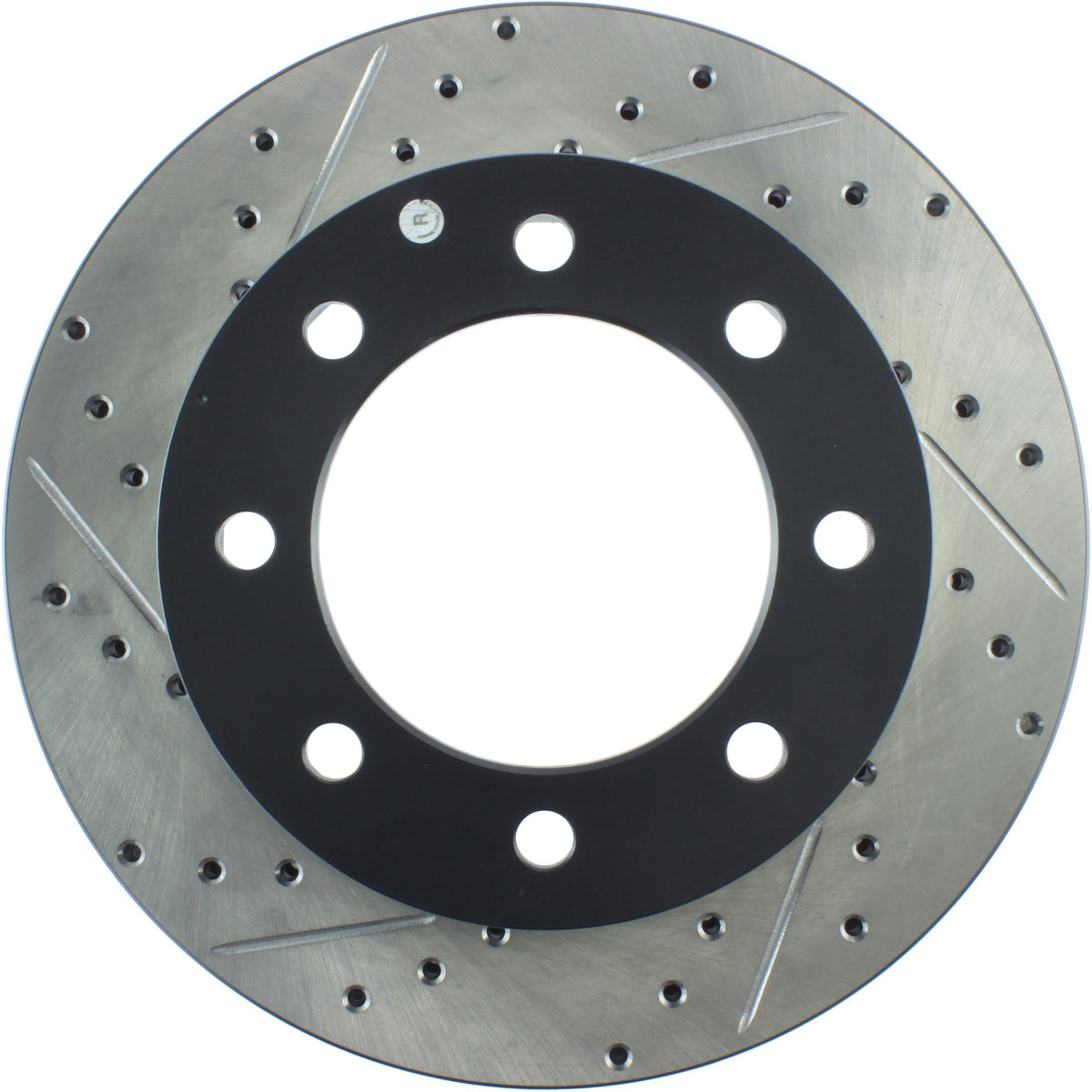 StopTech Sport Drilled/Slotted Brake Rotor; Front Right