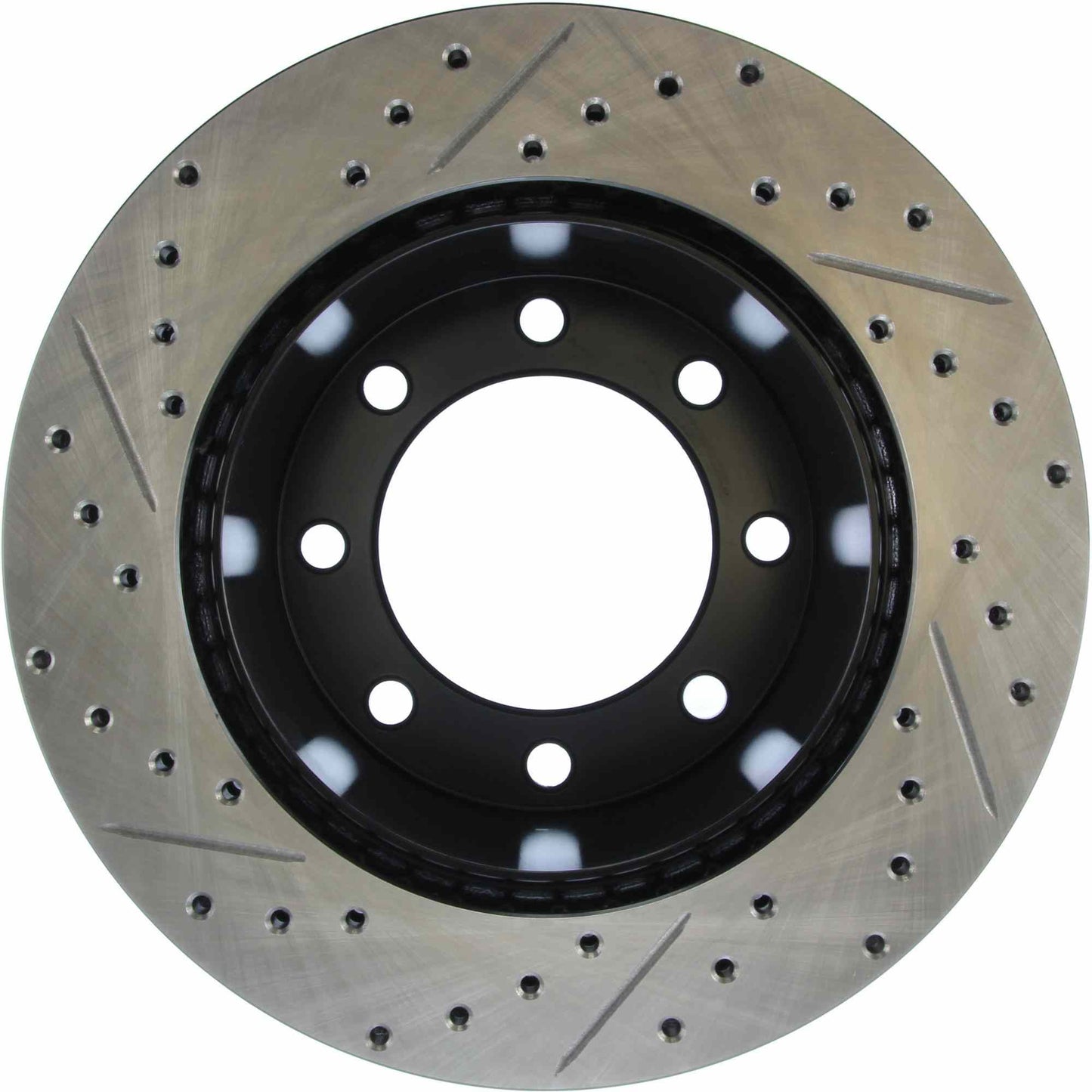 StopTech Sport Drilled/Slotted Brake Rotor; Rear Left