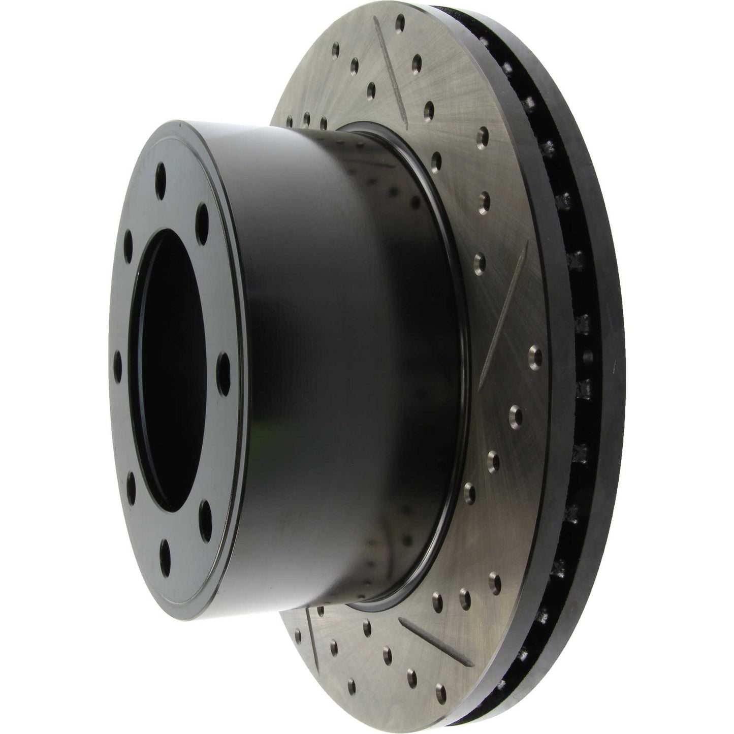 StopTech Sport Drilled/Slotted Brake Rotor; Rear Left