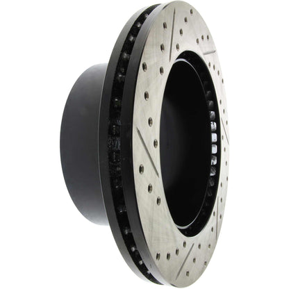 StopTech Sport Drilled/Slotted Brake Rotor; Rear Left
