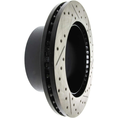 StopTech Sport Drilled/Slotted Brake Rotor; Rear Right
