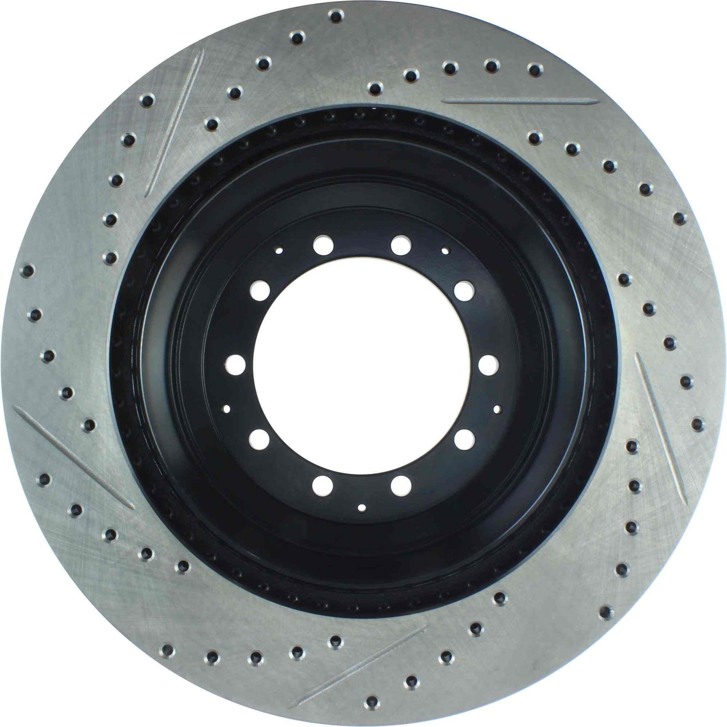 StopTech Sport Drilled/Slotted Brake Rotor; Left