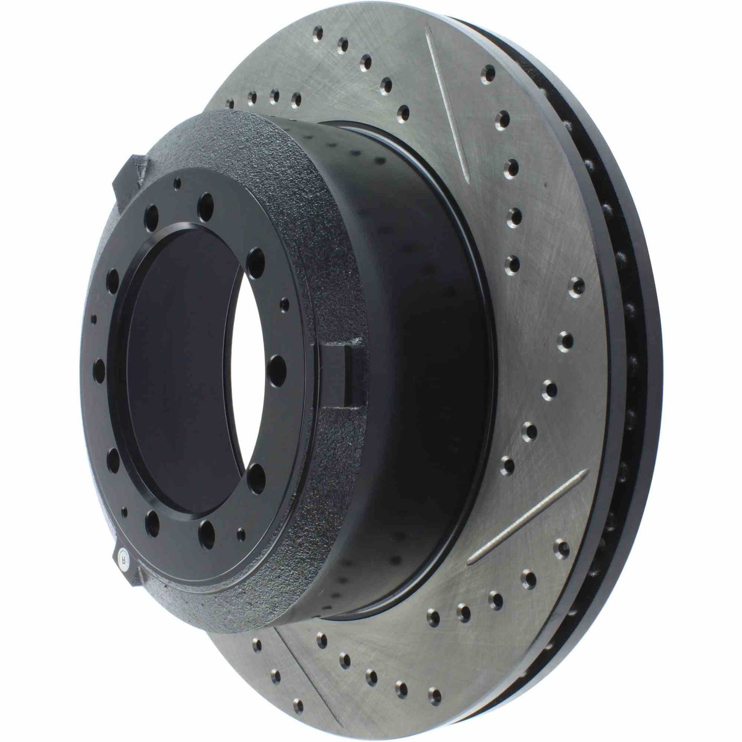 StopTech Sport Drilled/Slotted Brake Rotor; Left