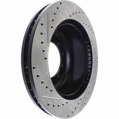 StopTech Sport Drilled/Slotted Brake Rotor; Left