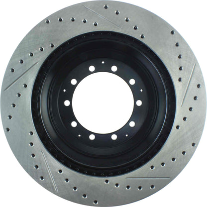 StopTech Sport Drilled/Slotted Brake Rotor; Right