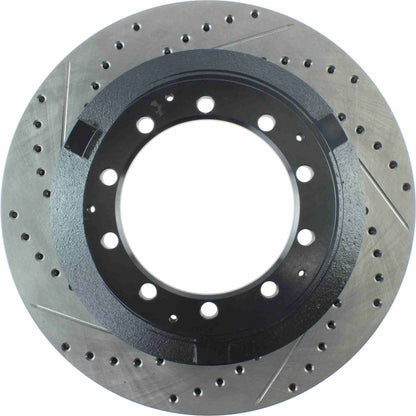 StopTech Sport Drilled/Slotted Brake Rotor; Right