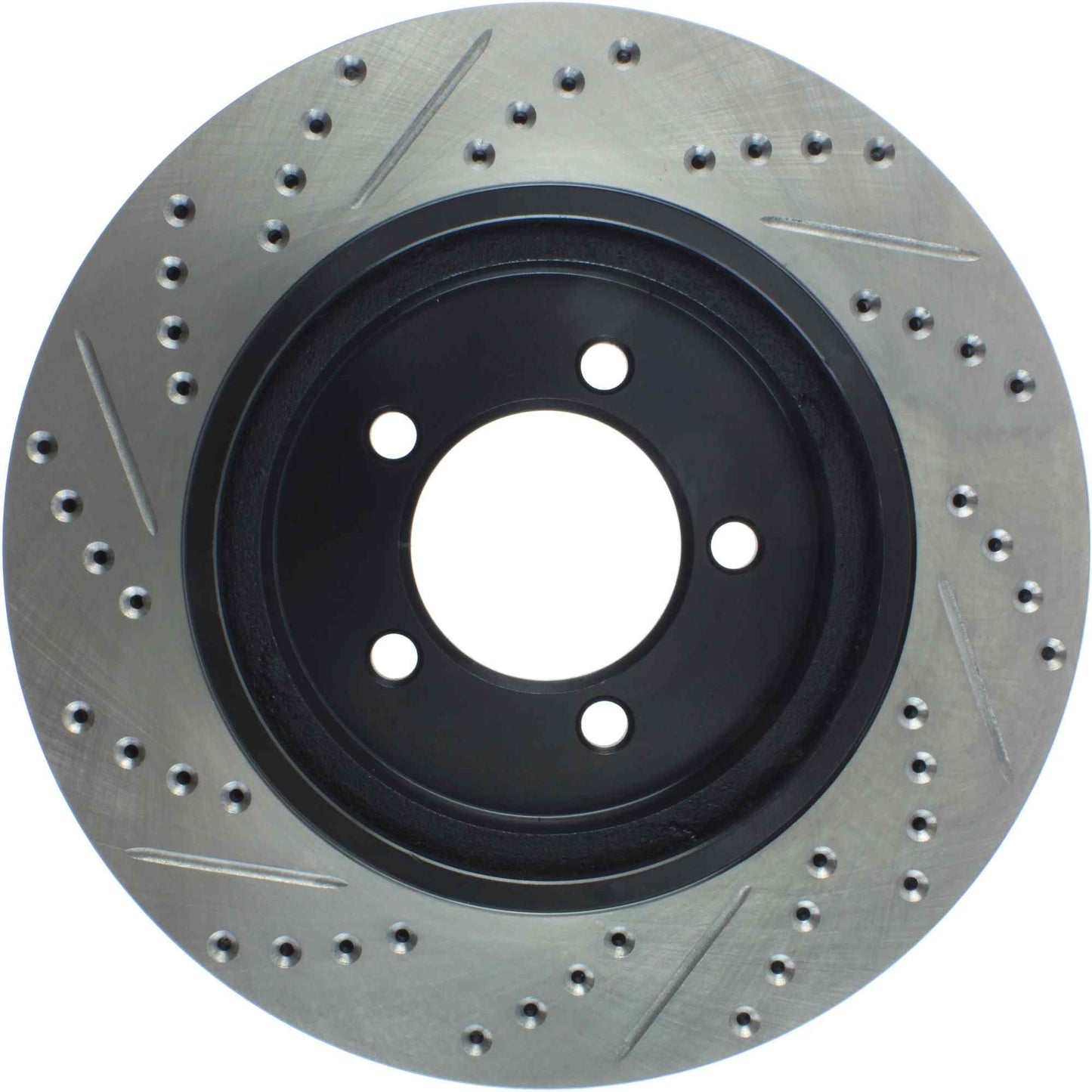 StopTech Sport Drilled/Slotted Brake Rotor; Front Left