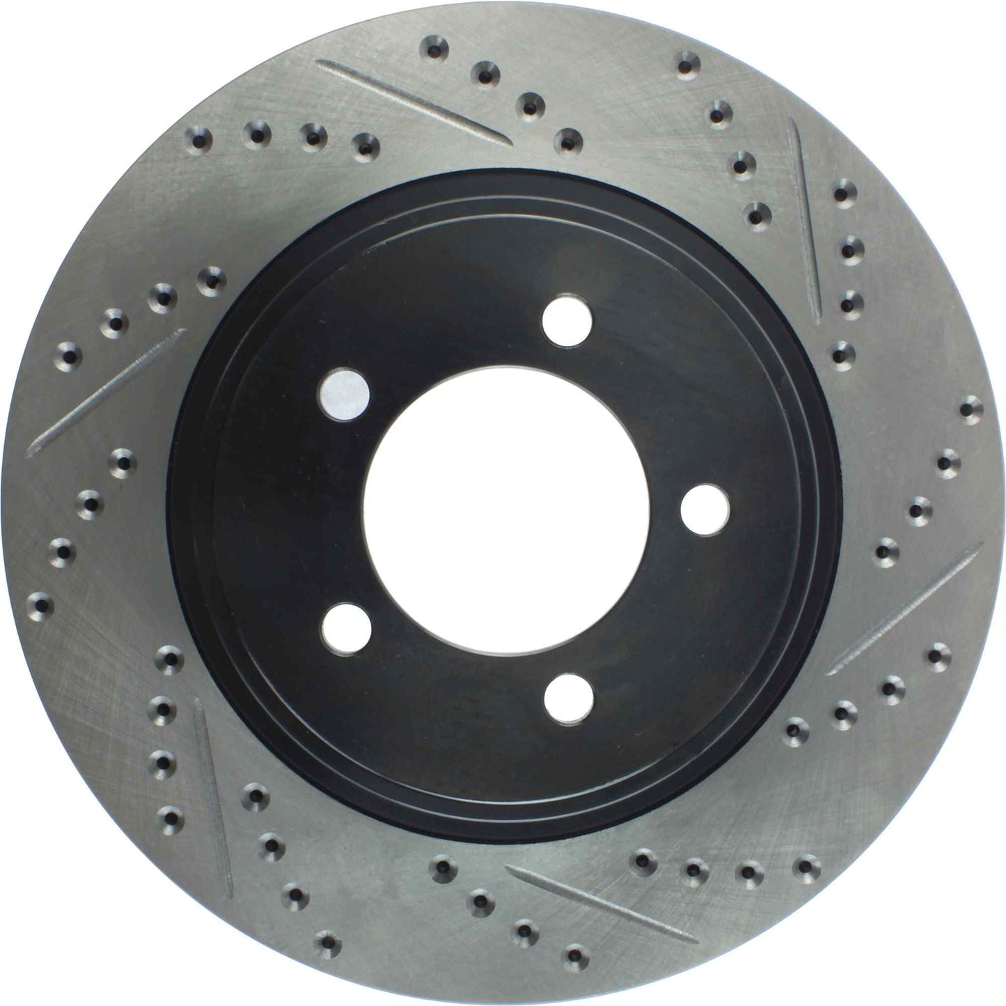StopTech Sport Drilled/Slotted Brake Rotor; Front Left