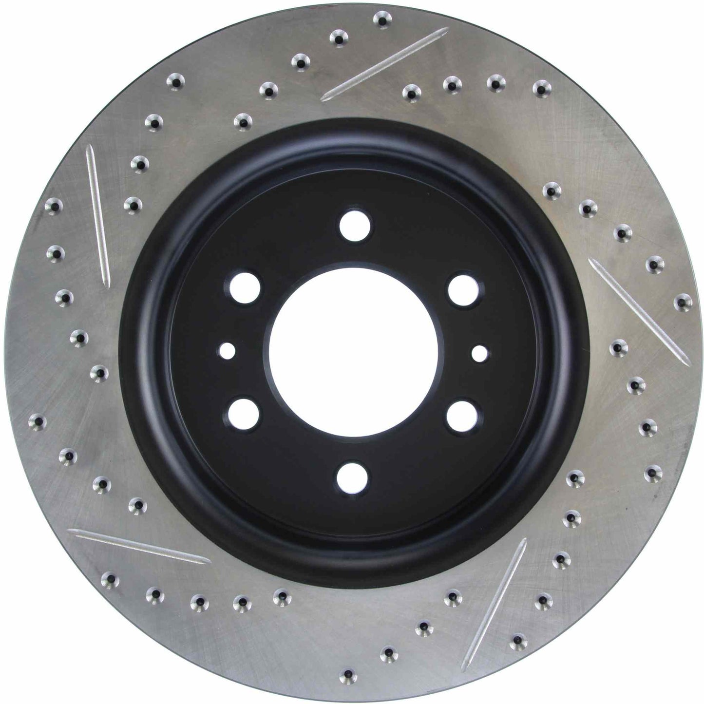 StopTech 10-16 Ford F-150 Slotted & Drilled Front Left Sport Brake Cryo Rotor 127.65119CL