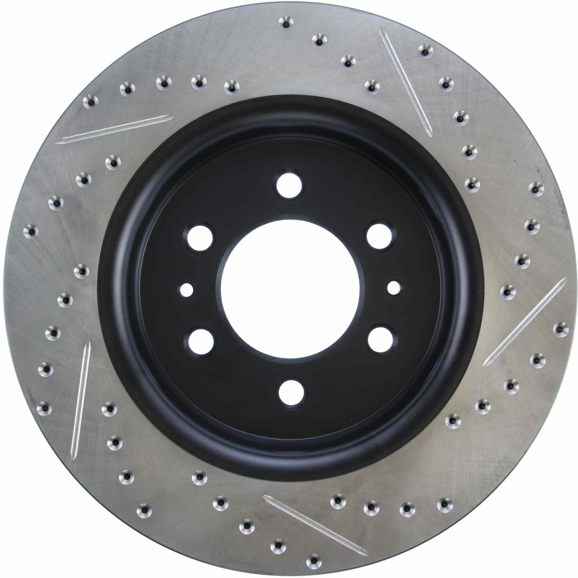 StopTech 10-16 Ford F-150 Slotted & Drilled Front Right Sport Brake Cryo Rotor 127.65119CR
