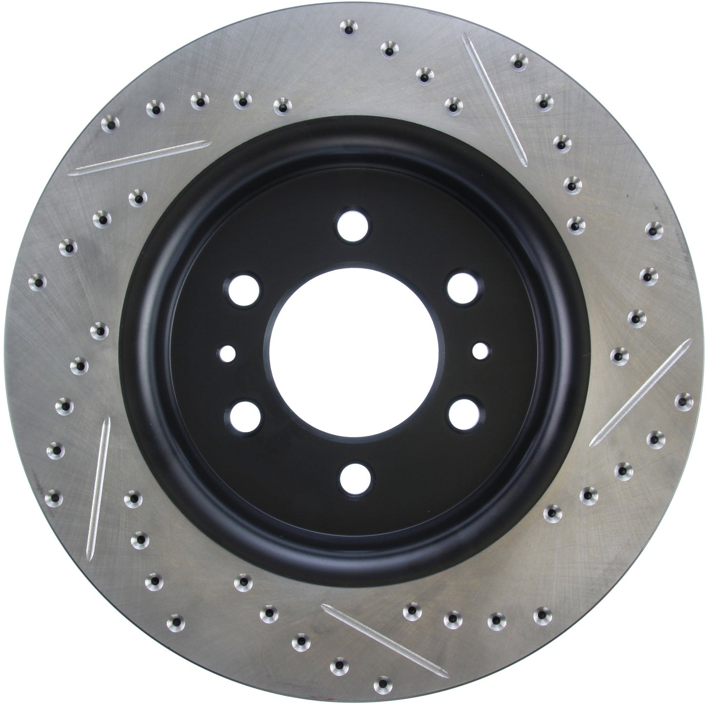 StopTech 10-16 Ford F-150 Slotted & Drilled Front Right Sport Brake Cryo Rotor 127.65119CR