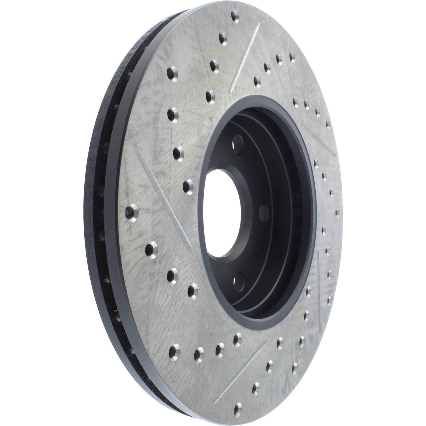 StopTech Sport Drilled/Slotted Brake Rotor; Front Left