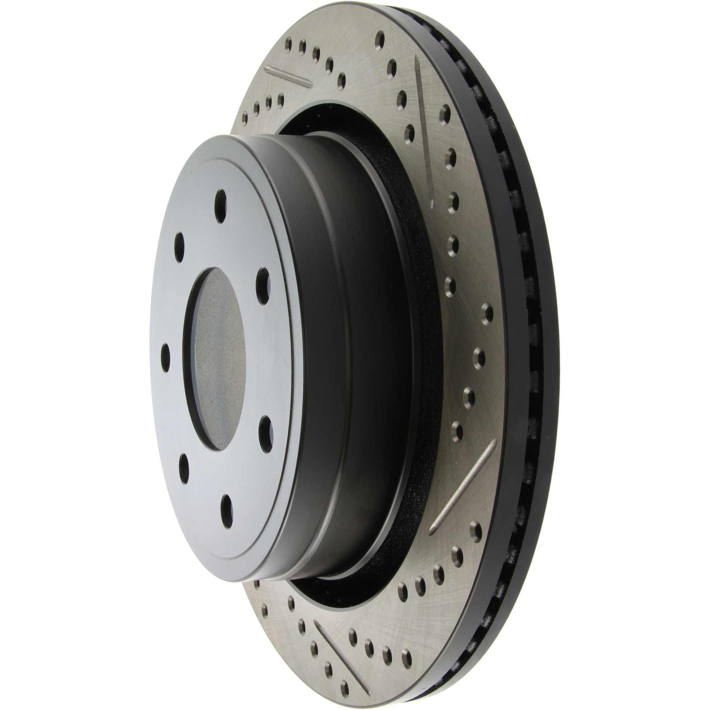 StopTech Sport Drilled/Slotted Brake Rotor; Rear Left