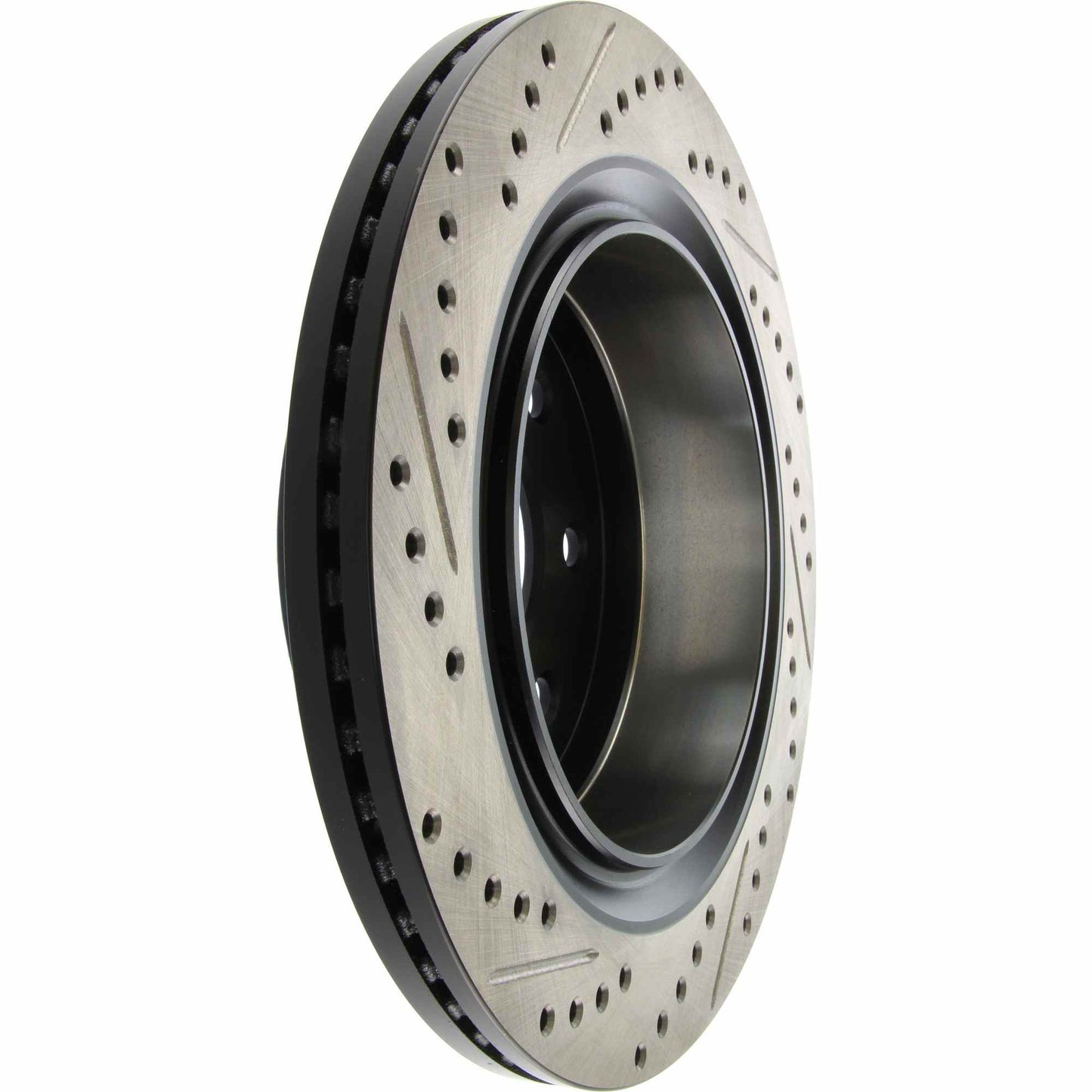 StopTech Sport Drilled/Slotted Brake Rotor; Rear Left