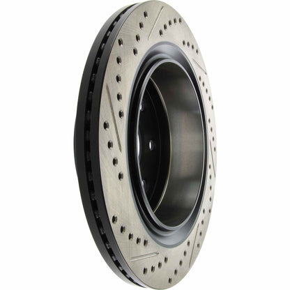 StopTech Sport Drilled/Slotted Brake Rotor; Rear Left