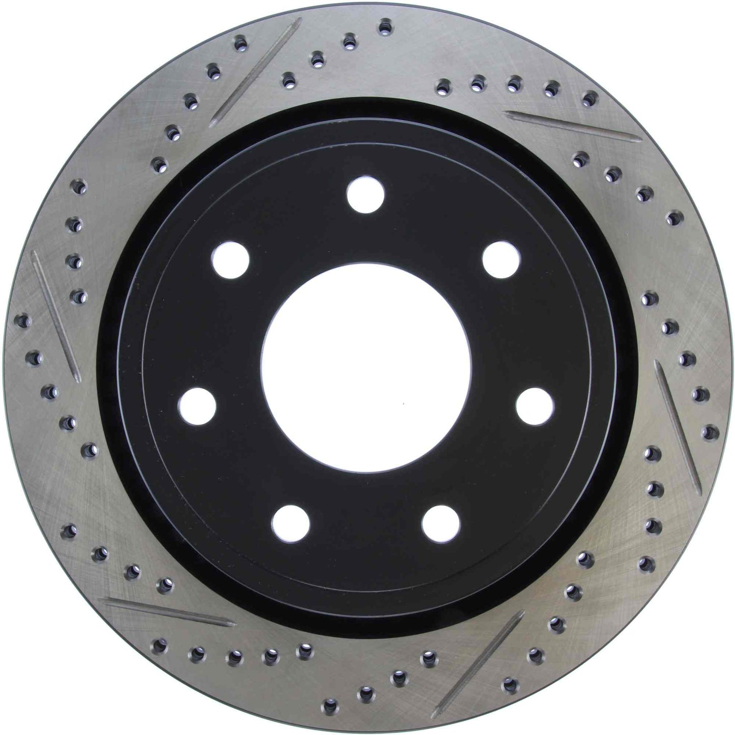 StopTech Sport Drilled/Slotted Brake Rotor; Rear Right