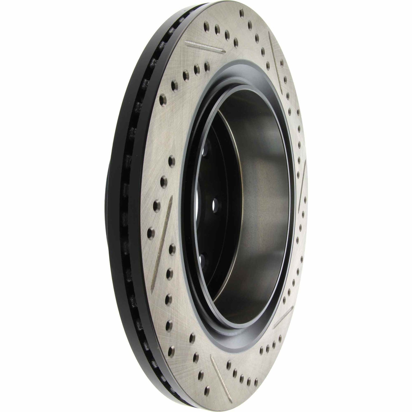StopTech Sport Drilled/Slotted Brake Rotor; Rear Right