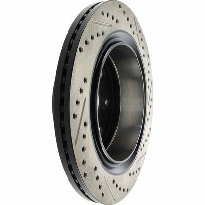StopTech Sport Drilled/Slotted Brake Rotor; Rear Right